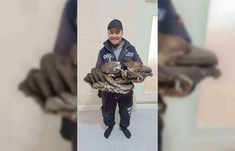 Beyşehir’de doğada bulduğu 10 kiloluk mantar şaşırttı