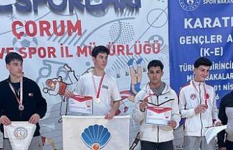 Bilecik’e Karate Türkiye Şampiyonası’nda dereceler geldi