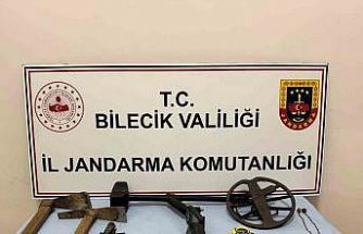 Bilecik’te define operasyonu: 3 şüpheli suçüstü yakalandı