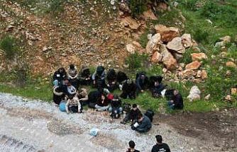 Bodrum’da 6’sı çocuk 21 düzensiz göçmen yakalandı
