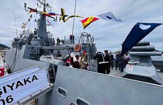 Bodrum’da askeri gemi kapısını çocuklara açtı