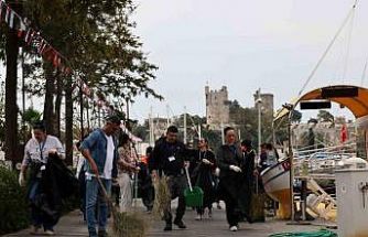 Bodrum’da temizlik seferberliği yeniden başladı