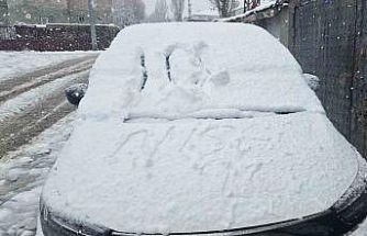 Bulanık’ta nisan ayında kar sürprizi