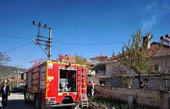 Burdur’da baca yangını söndürüldü