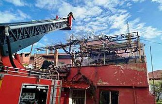 Burdur’da müstakil evde yangın paniği