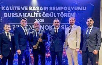 Bursa Kalite Büyük Ödülü’nü aldılar