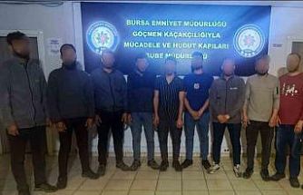 Bursa’da göçmen kaçakçılığına darbe