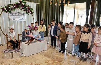 Çameli’de minik öğrencilerin Kur’an-ı Kerim’e geçiş heyecanı düzenlenen törenle taçlandı