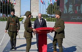 Çanakkale Kara Savaşları’nın 111. yıl dönümü etkinlikleri Şehitler Abidesi’nde törenle başladı
