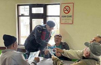 Çanakkale’de jandarmadan köylerde dolandırıcılık ve hırsızlığa karşı bilgilendirme çalışması