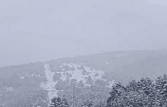 Çankırı’da kar yağışı etkili oldu