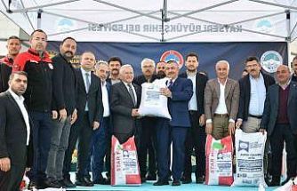Çiftçiye 360 ton tohum dağıtıldı