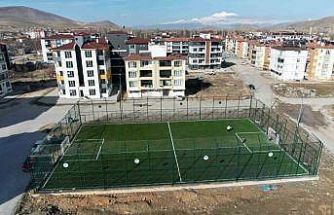 Çiğilli Mahallesi Halı Sahası hizmete sunuldu