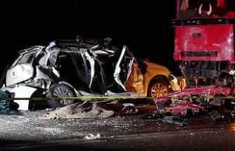 Çocuklarını korumaya çalışırken kazada hayatını kaybeden annenin cenazesi Batman’a gönderildi