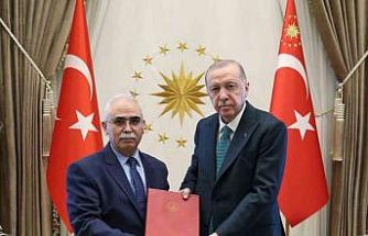 Cumhurbaşkanı Erdoğan, AYM Başkanı Kadir Özkaya’yı kabul etti