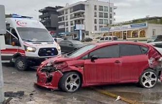 Denizli’de zincirleme trafik kazası: 4 yaralı