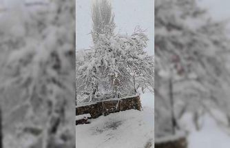Denizli’nin yüksek kesimleri baharda beyaza büründü