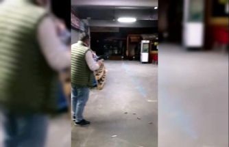 Devrek’te dehşet anları kamerada: Tüfekle iş yerine kurşun yağdırdı