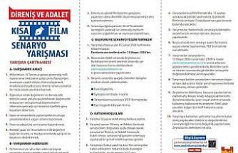 "Direniş ve Adalet" temalı Kısa Film Senaryo Yarışması’na başvurular 15 Mayıs’ta sona eriyor