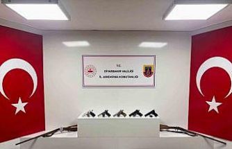 Diyarbakır’da 73 adet silah ele geçirildi