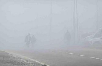 Diyarbakır’da sis görüş mesafesini 20 metreye kadar düşürdü