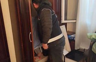 Dolaptan kıyafet değil "Torbacı" hükümlü çıktı