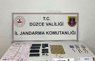 Düzce’de kaçakçılık ve uyuşturucu operasyonlarında 66 şüpheli yakalandı