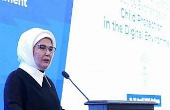 Emine Erdoğan: "Özellikle teknoloji şirketlerinin hesap verebilir olmaları ve çocuk dostu tasarım yapmaları bir zorunluluktur"