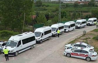 Erbaa’da kurallara uymayanlara servis sürücülerine ceza yağdı