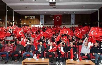 ERÜ’de milli maç heyecanı