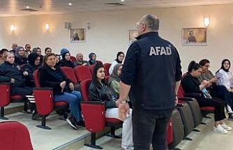 Erzincan’da afet bilinci eğitimleri sürüyor