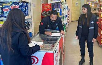 Erzincan’da marketlere sıkı denetim