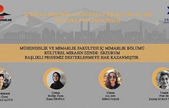 ETÜ TÜBİTAK 4004 projesi ile Erzurum’un mimari mirasını yeni nesillere aktaracak
