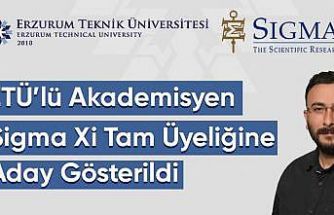 ETÜ’lü akademisyen Sigma Xi tam üyeliğine aday gösterildi
