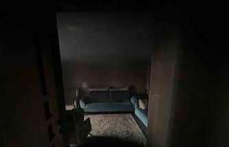 Evini ateşe verdi, kaçarken yakalandı