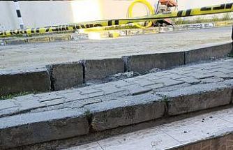 Eyüpsultan’da doğalgaz çalışması sırasında havan topu mermisi olduğu değerlendirilen mühimmat bulundu