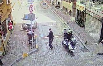 Fatih’te cezaevinden izinli çıkarak ailesinin yanına gelen şahıs kendini ateşe verdi