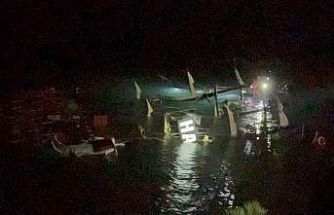 Fethiye’de kayalıklara çarparak batan teknedeki 6 kişi kurtarıldı, 1 kişi kayıp