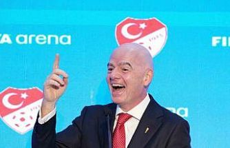 FIFA Başkanı Infantino, Türkiye tezahüratı yaptı