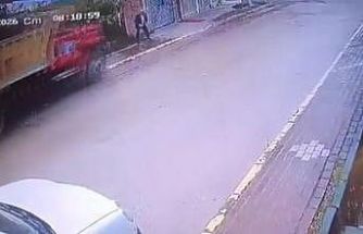 Freni boşalan kamyon dehşet saçtı: Yaşlı adam feci şekilde can verdi