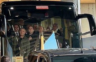 Galatasaraylı yöneticiler, Fenerbahçeli yöneticileri karşıladı