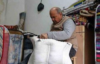 Gaziantep’te 45 yıllık semerci ustası mesleğini yaşatmaya çalışıyor