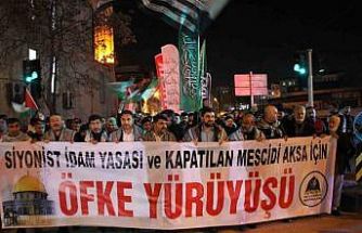 Gaziantep’te Filistin’e destek yürüyüşü düzenlendi