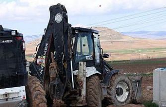 Gergeme Mahallesi’nde yol yapım çalışmaları sürüyor