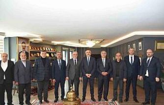 Gıda ve Kontrol Genel Müdürü Dilber, Başkan Dumandağ ile bir araya geldi