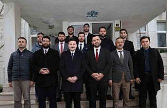 Gökçeada Kaymakamı müftülük personeliyle bir araya geldi