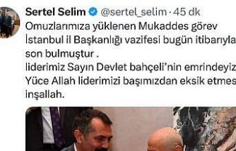 Görevden alınan MHP İstanbul İl Başkan Sertel Selim: "Liderimiz Devlet Bahçeli’nin emrindeyiz"