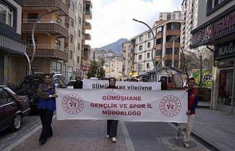 Gümüşhane’de obeziteye dikkat çekmek için yürüdüler