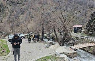 Gümüşkanat Şelalesi’ne yoğun ilgi