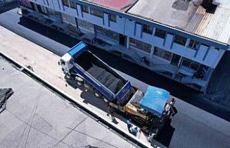 Güneş yüzünü gösterdi, sanayi yolları yenilendi